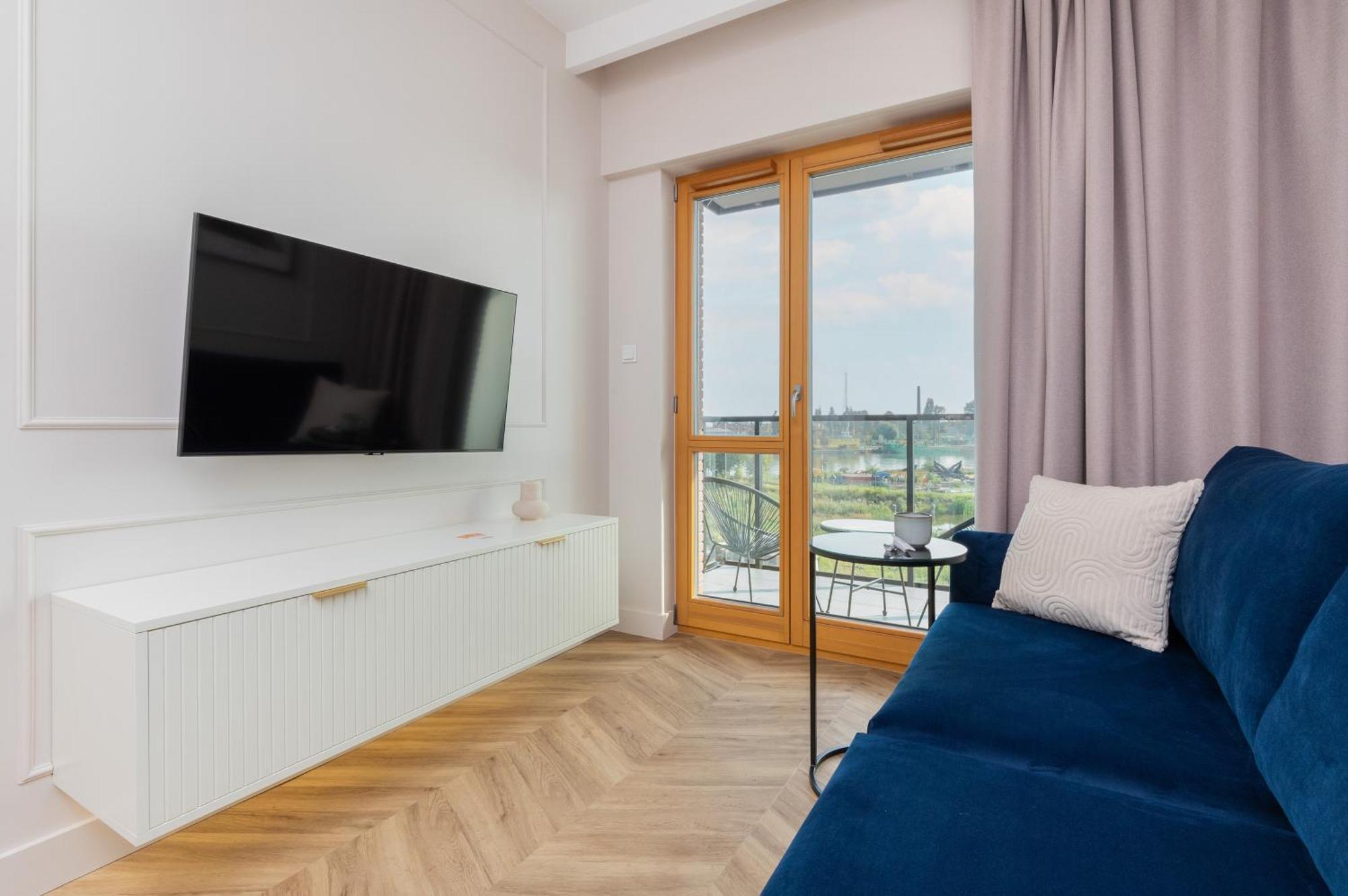 Sienna Grobla Apartment With View Of The Motlawa Terrace & Sauna, Gym By Noclegi Renters グダニスク エクステリア 写真