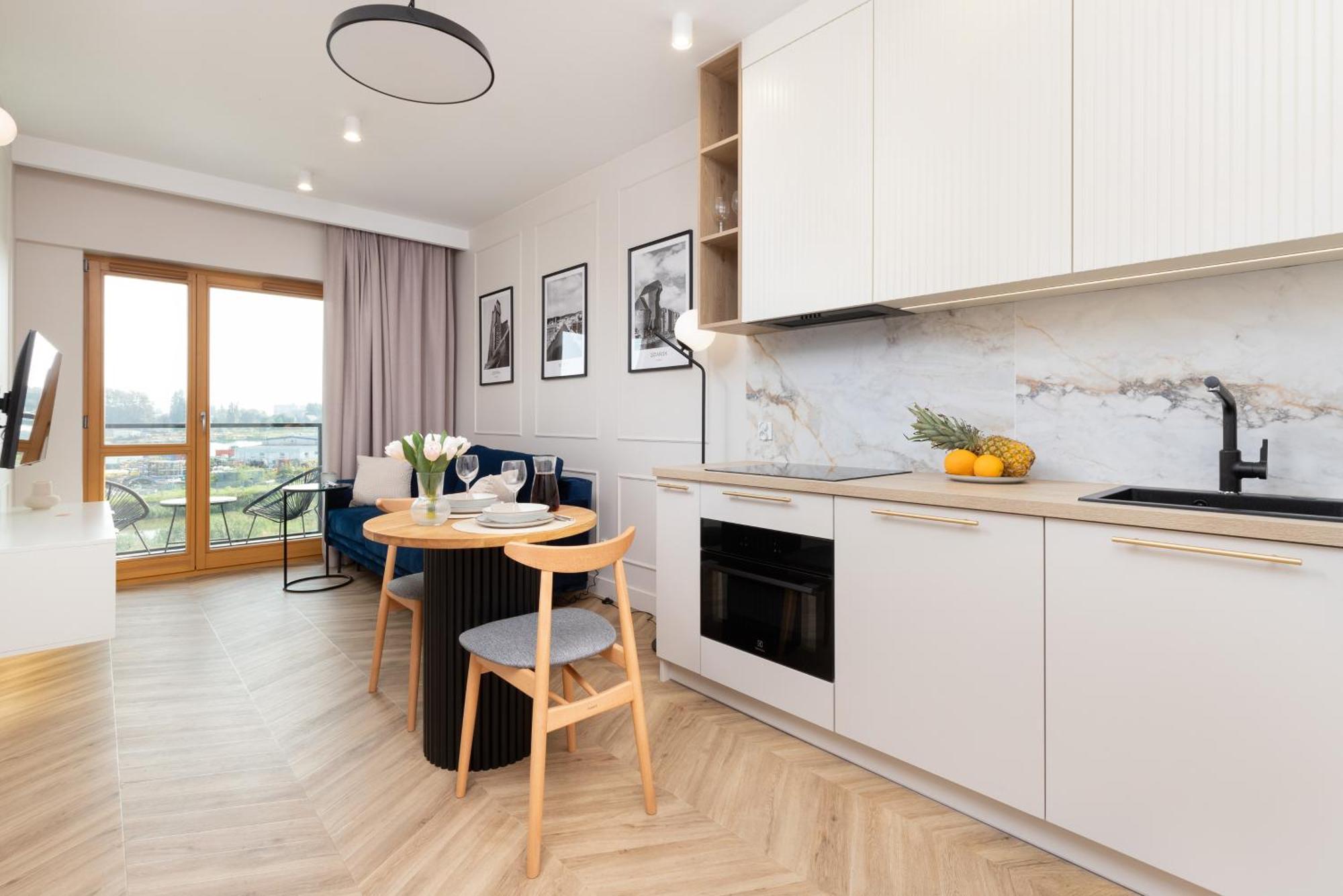 Sienna Grobla Apartment With View Of The Motlawa Terrace & Sauna, Gym By Noclegi Renters グダニスク エクステリア 写真