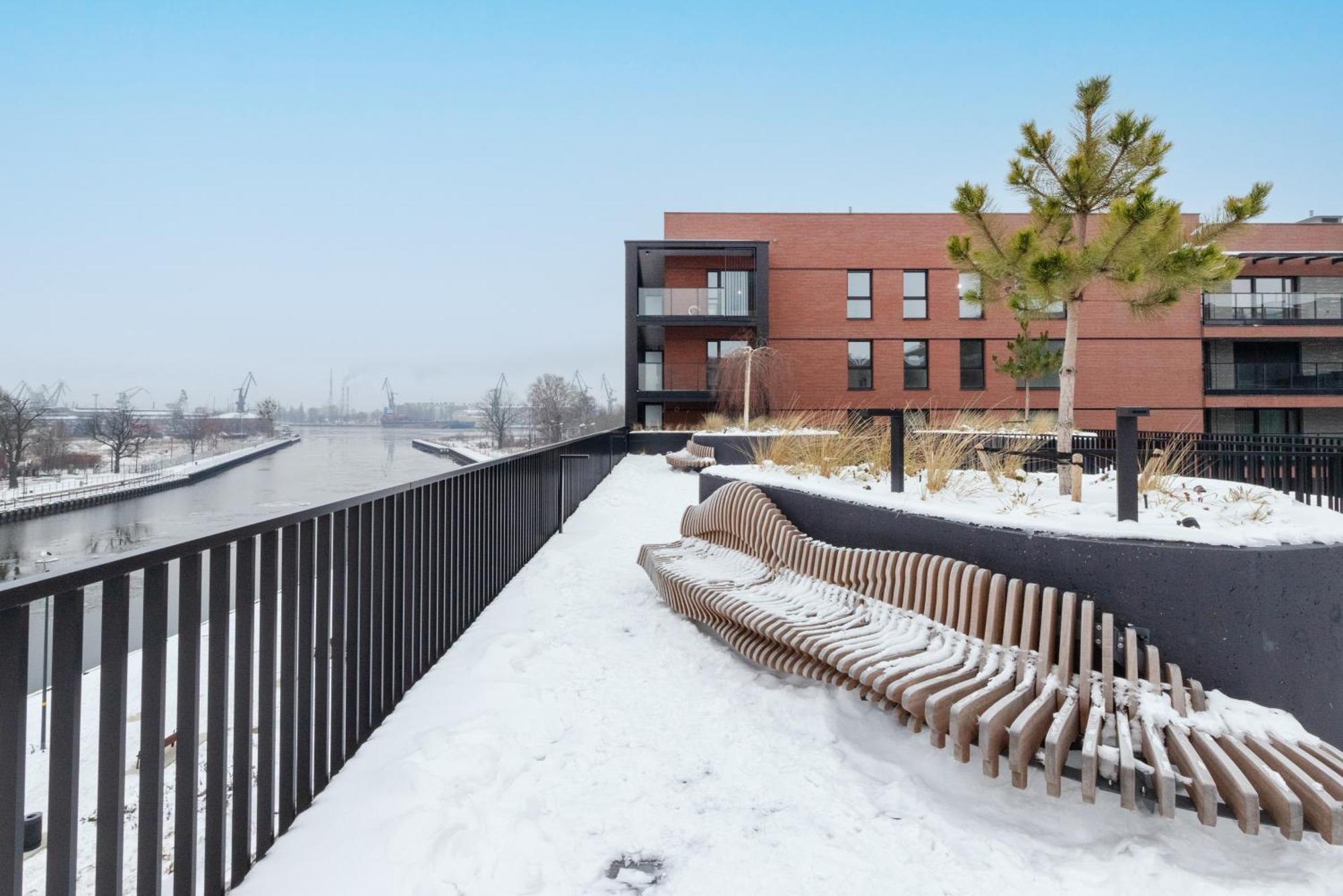 Sienna Grobla Apartment With View Of The Motlawa Terrace & Sauna, Gym By Noclegi Renters グダニスク エクステリア 写真