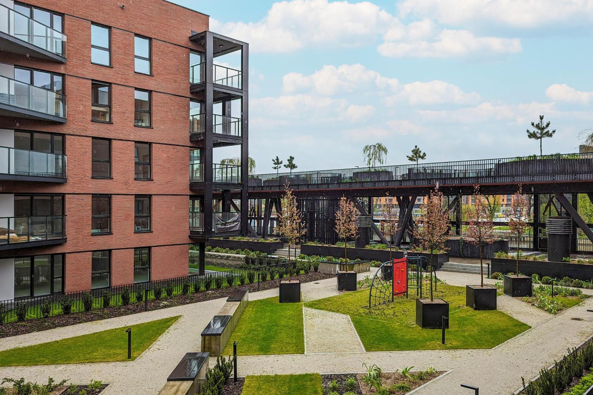 Sienna Grobla Apartment With View Of The Motlawa Terrace & Sauna, Gym By Noclegi Renters グダニスク エクステリア 写真